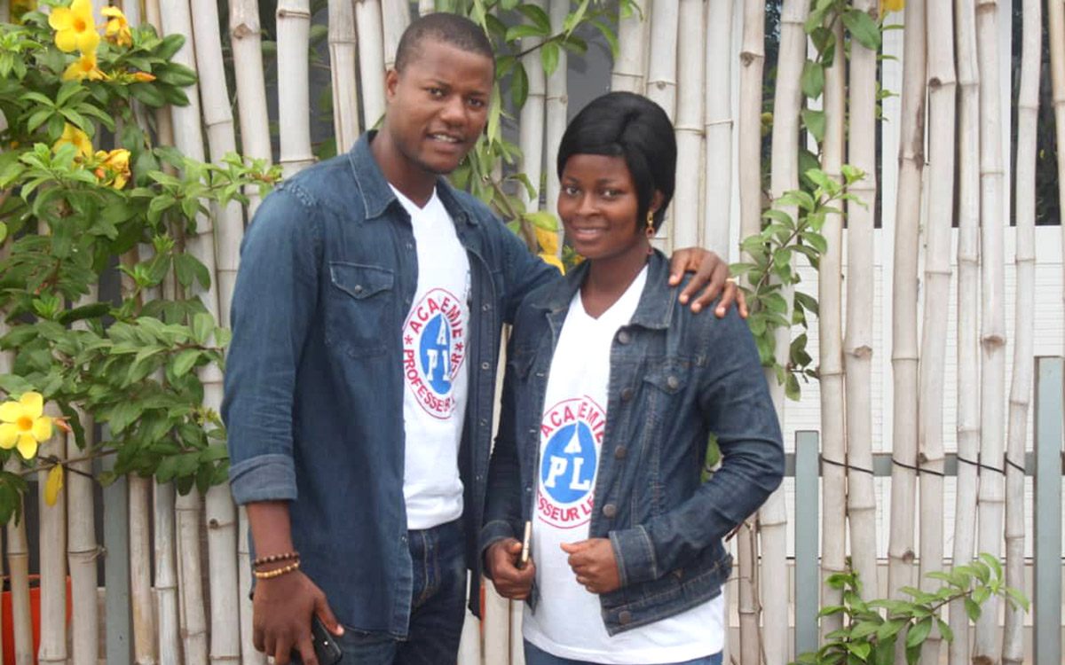 Ana-Nour-Portrait-Soke-Atideka Atideka Soke et son épouse Julienne lors de la formation Ana-Nour cet été 2019 à Lomé.