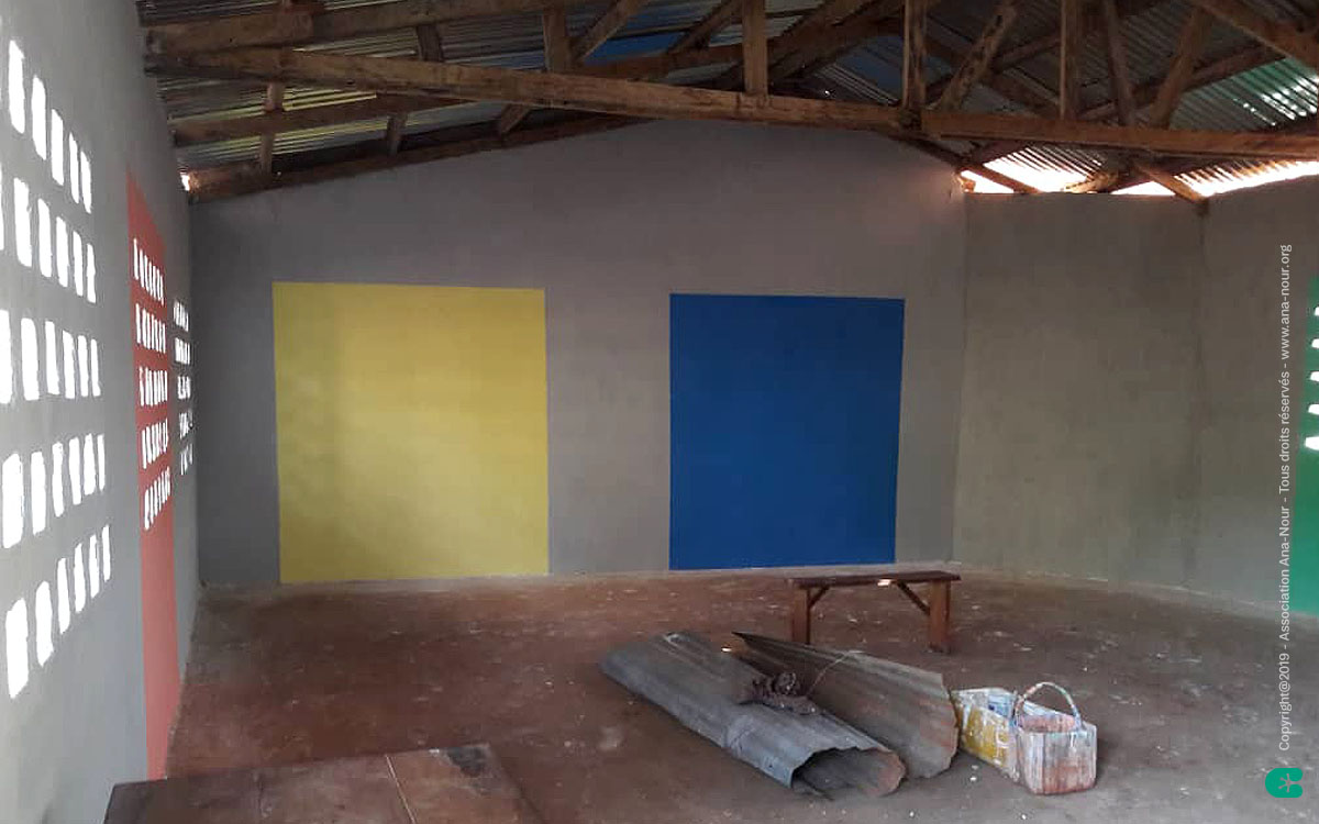 Ana-Nour : Construction d’une classe dans le Complexe scolaire Ulysse (Togo).