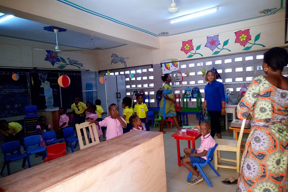 Ana-Nour, Les tatas de la classe maternelle des Victorieux à Lomé