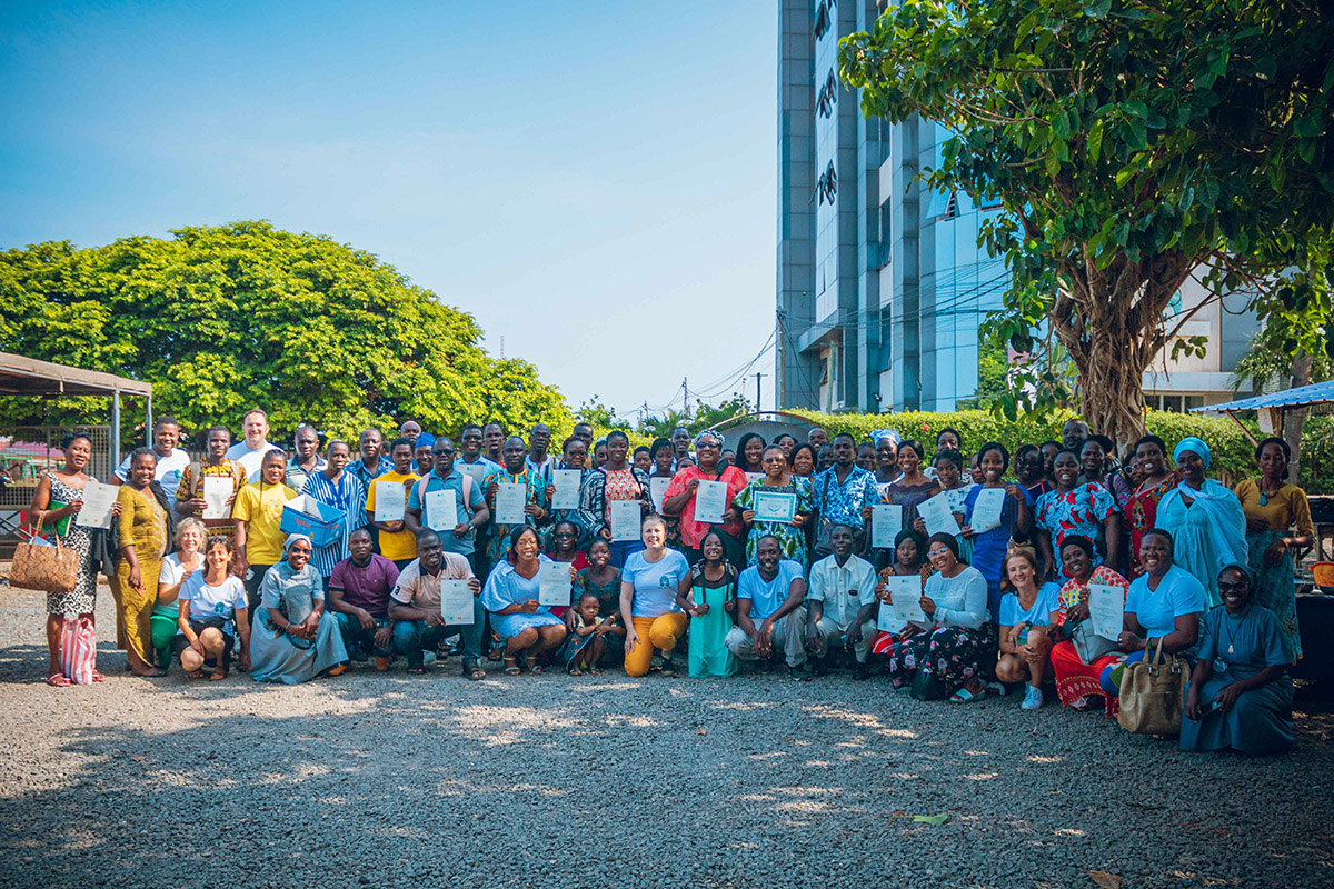 Les 98 enseignants togolais ayant participés au module 3 de la formation Neuroéducation Anan-Nour